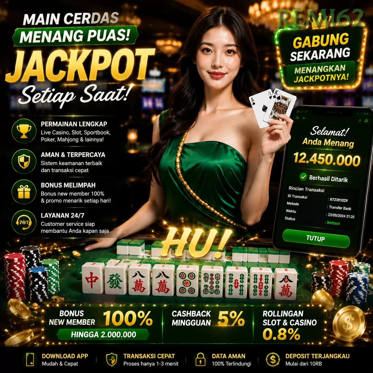 remi62 Platform Game Terpercaya untuk Pemain Indonesia
